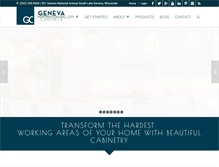 Tablet Screenshot of genevacabinet.com